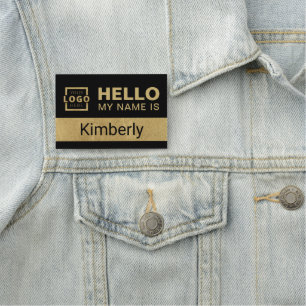 Etiqueta Para Nombres Hola Mi Nombre Es - Nombre De Empleado Personaliza