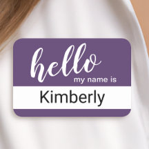 Hola, mi nombre es - Personalizado de caligrafía m