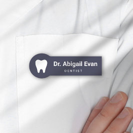 Etiqueta Para Nombres Ícono dental moderno Ortodontista profesional