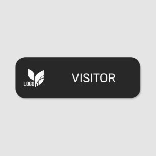 Etiqueta Para Nombres Id. de visitante del logotipo