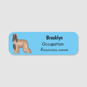 Etiqueta Para Nombres Ilustracion de personalizado de perro de perro per