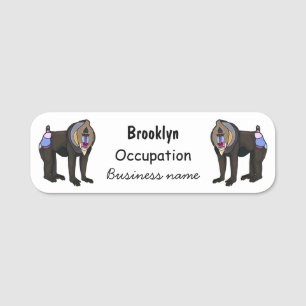 Etiqueta Para Nombres Ilustracion personalizado Mandrill