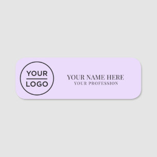 Etiqueta Para Nombres Imán de empleado con logotipo personalizado elegan