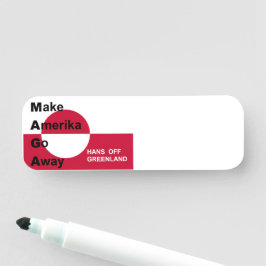 Etiqueta Para Nombres Independant Greenland