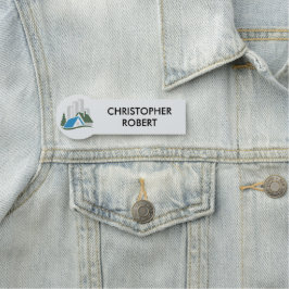 Etiqueta Para Nombres Inmobiliaria simple