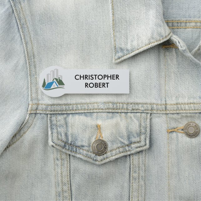 Etiqueta Para Nombres Inmobiliaria simple (In situ)