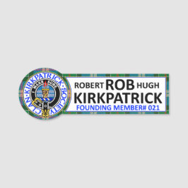 Etiqueta Para Nombres insignia CKS para Rob