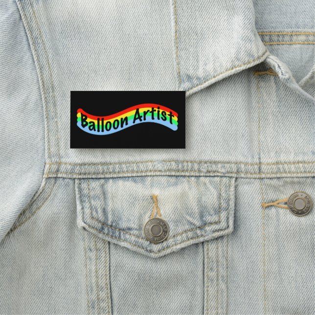 Etiqueta Para Nombres Insignia de nombre de artista de globo (In situ)