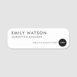 Etiqueta Para Nombres Insignia de nombre de empresa personalizado - ID d