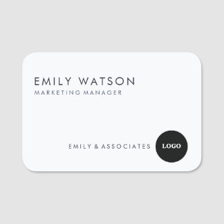 Etiqueta Para Nombres Insignia de nombre de empresa personalizado - ID d