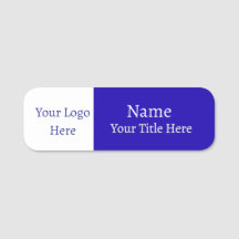 Insignia de nombre de personalizable