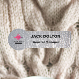 Etiqueta Para Nombres Insignia de nombre metálico personalizada para emp