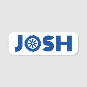 Etiqueta Para Nombres Josh Petrol Head