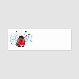 Etiqueta Para Nombres Ladybug