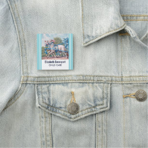 Etiqueta Para Nombres Lambres vintage vestidos con cintas azules brillan
