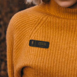 Etiqueta Para Nombres Logo De Lingerie, Nombre Y Título Clásico Negro