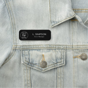 Etiqueta Para Nombres Logo Empleado Personal Magnético
