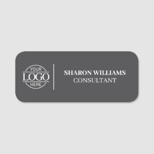 Etiqueta Para Nombres Logotipo Comercial de Empresa Personalizada Imán p