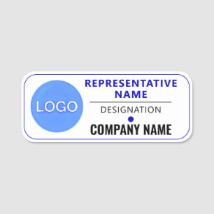 Etiqueta Para Nombres Logotipo comercial de la empresa personalizado   P