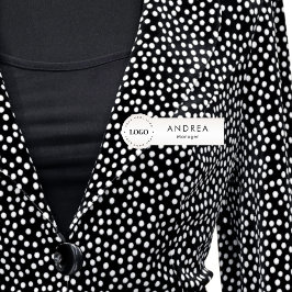 Etiqueta Para Nombres Logotipo comercial de Personalizado de círculo cir