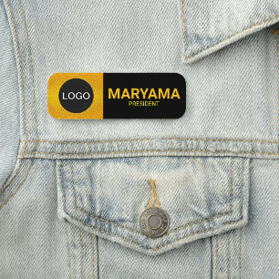 Etiqueta Para Nombres Logotipo comercial de personalizado   Empleado neg
