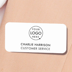 Etiqueta Para Nombres Logotipo comercial   Empleados Personalizados mode