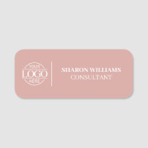 Logotipo Comercial Personalizado Elegante Empleado