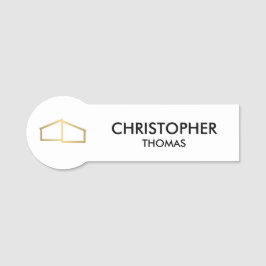 Etiqueta Para Nombres Logotipo de casa moderno inmobiliario, realtor bla