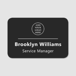 Etiqueta Para Nombres Logotipo de la Compañía de Negocios Nombre del per