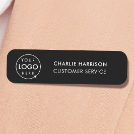 Etiqueta Para Nombres Logotipo de la compañía | Personalizado Empleado n