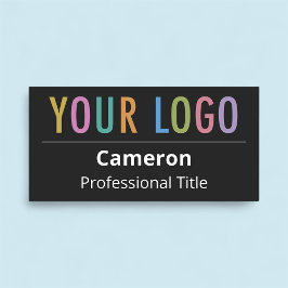 Etiqueta Para Nombres Logotipo de la empresa Personalizado de distintivo