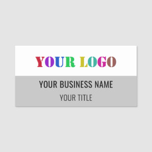Etiqueta Para Nombres Logotipo de la empresa personalizado Texto su etiq