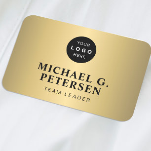 Etiqueta Para Nombres logotipo de la empresa profesional empleado falso