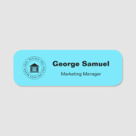 Etiqueta Para Nombres Logotipo de negocio simple | Nombre | Cargo