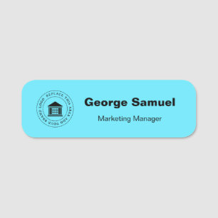 Etiqueta Para Nombres Logotipo de negocio simple Nombre Cargo