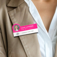 Logotipo de personalizado Foto ID Título de un neg