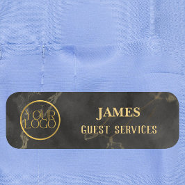 Etiqueta Para Nombres Logotipo del Personalizado de oro del alfiler de s