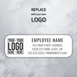 Etiqueta Para Nombres Logotipo Empresarial Personalizado Empresa Corpora