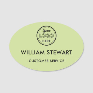 Etiqueta Para Nombres Logotipo Lime Green Profesional Profesional Person