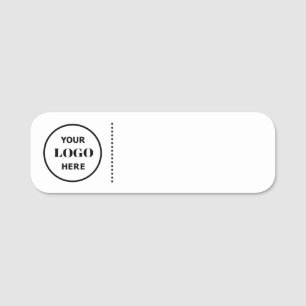 Etiqueta Para Nombres Logotipo moderno de la empresa Empleado
