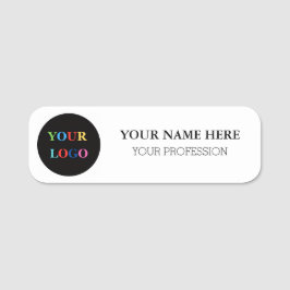 Etiqueta Para Nombres Logotipo personalizado de empleado de pin magnétic