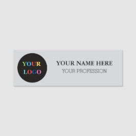 Etiqueta Para Nombres Logotipo personalizado de empleado de seguridad y 