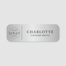 Etiqueta Para Nombres Logotipo personalizado de oficina para empleados y