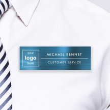 Logotipo personalizado elegante azul profesional n