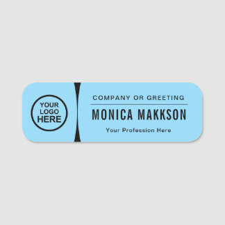 Etiqueta Para Nombres Logotipo personalizado empleado 