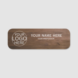 Etiqueta Para Nombres Logotipo personalizado estilo rústico empleado mag