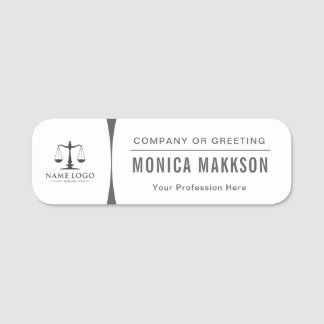 Etiqueta Para Nombres Logotipo personalizado imán para empleados 