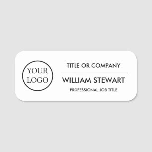 Etiqueta Para Nombres Logotipo profesional del Personalizado Empleado