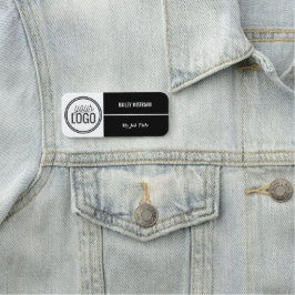 Etiqueta Para Nombres Logotipo Profesional Personalizado Nombre del Empl