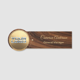 Etiqueta Para Nombres Luxury Full Mahogany Wood Name Tag